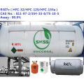 Alta pureza hfc R407C gás refrigerante venda quente China
